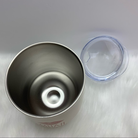 Rae Dunn “MUAH”. Insulated Wine Tumbler with Lid 12 oz. NEW - Picture 5 of 8